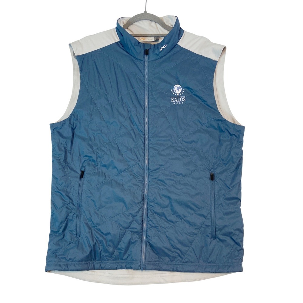 Kjus Mens 2XL Quilted Golf Vest Lightweight Performance Stretch‎ Layering Gilet